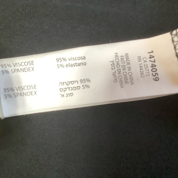 Dex Tunic Women’s Size 1X Loose Fit Sequins Stretchy Black - Picture 5 of 10